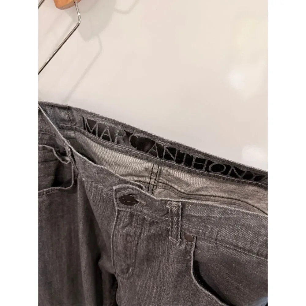 Marc Anthony Slim Fit Gray Jeans 36x30 Men
